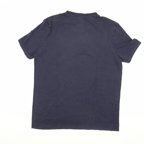 John Lewis Men's Black Cotton T-Shirt S/M