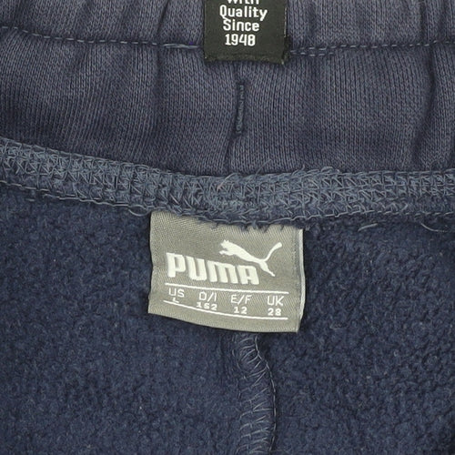 Puma Boys Blue Jogger Trousers, Size 12, Casual Sportswear