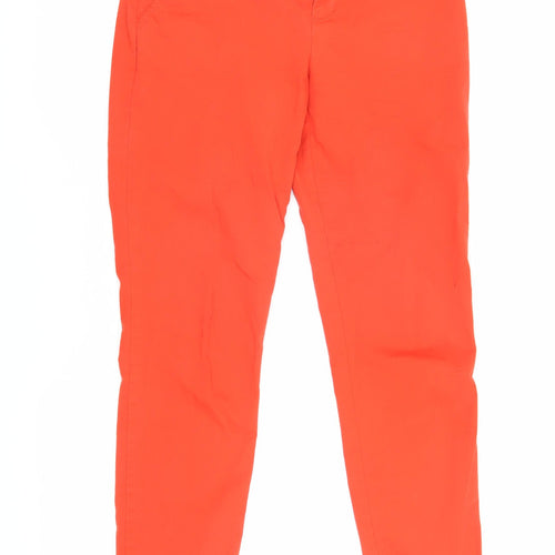 GAP Women's Orange Chino Trousers Size 4