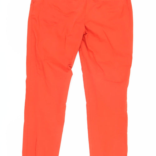 GAP Women's Orange Chino Trousers Size 4