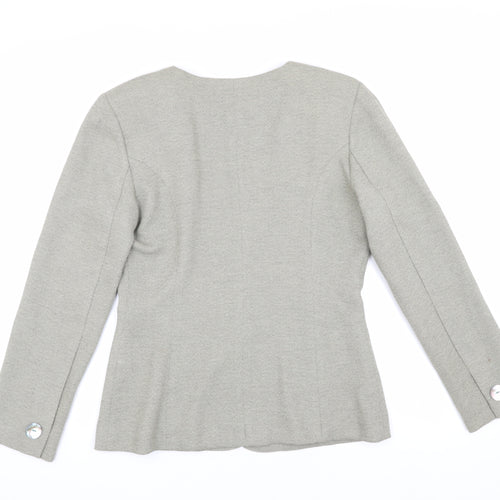 Marissa Women's Grey Blazer Regular Size 10