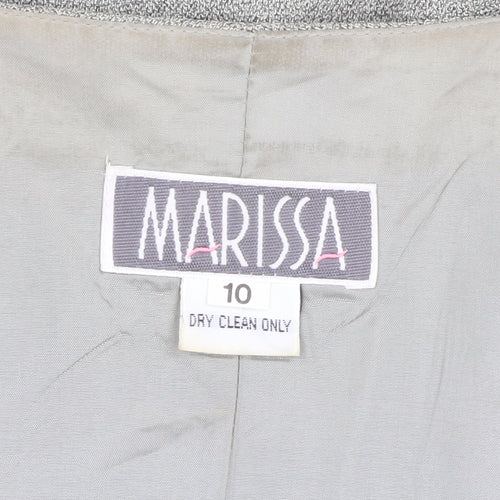 Marissa Women's Grey Blazer Regular Size 10