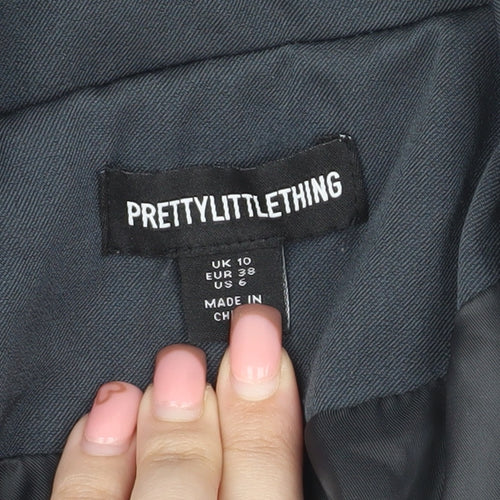 PrettyLittleThing Women's Black Blazer Size 10