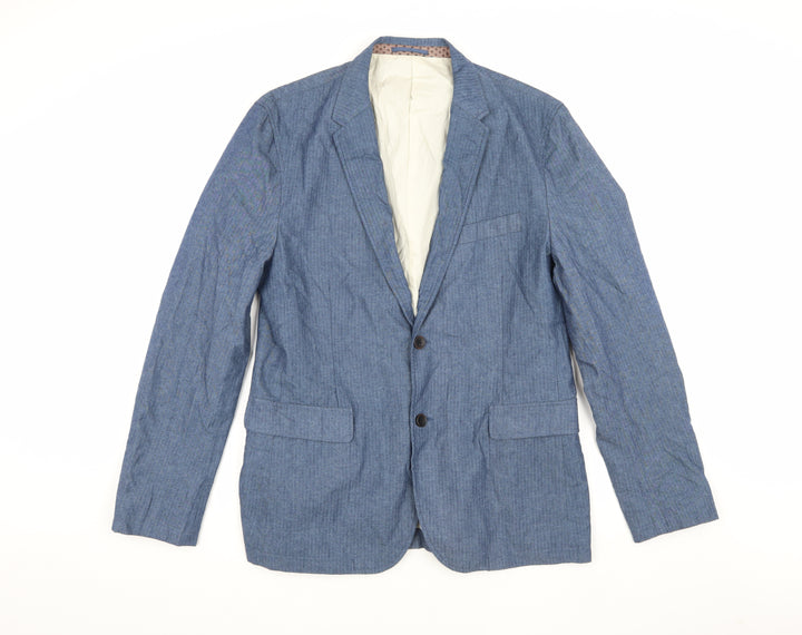 Rocha John Rocha Men's Blue Blazer, 42R, Single-Breasted