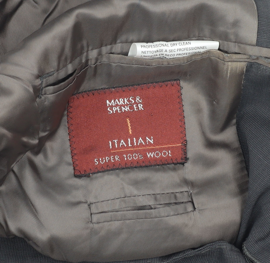 Marks and Spencer Men's Grey Blazer 40R