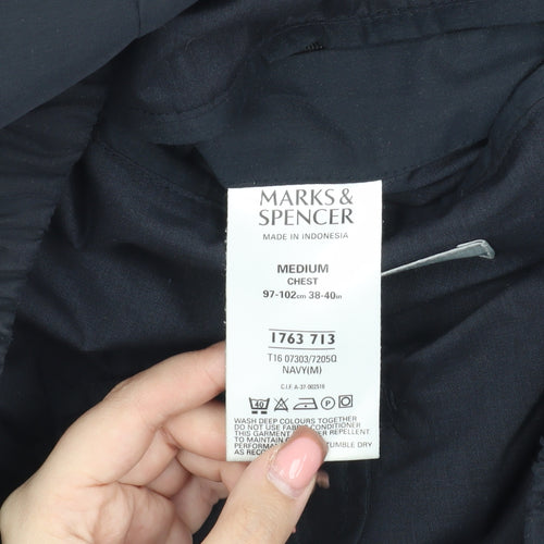 Marks and Spencer Men's Blue Medium Jacket
