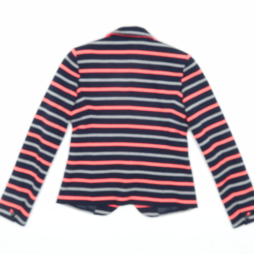 Gap Women's Striped Blazer, Size 6, Multicoloured