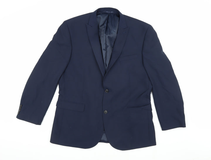 Next Men's Blue Slim Fit Suit Jacket 44R