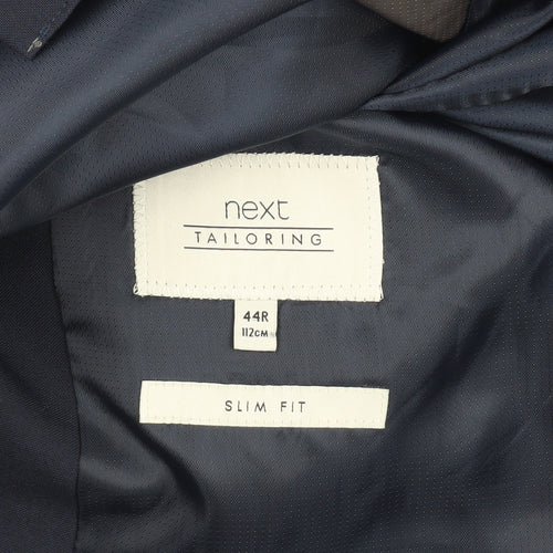 Next Men's Blue Slim Fit Suit Jacket 44R