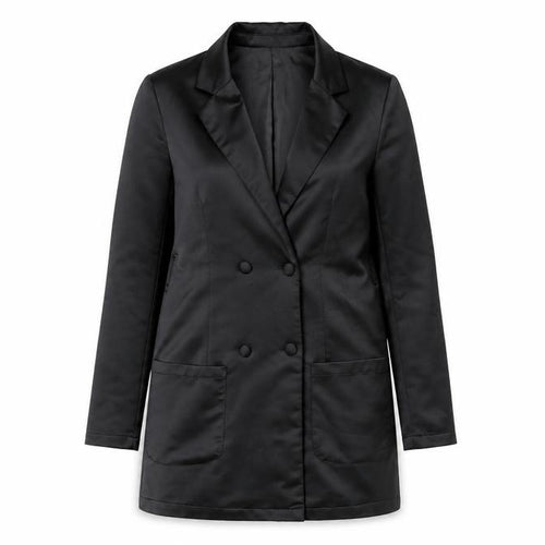 Nasty Gal Women's Black Size 6 Double-Breasted Jacket