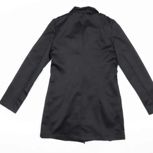 Nasty Gal Women's Black Size 6 Double-Breasted Jacket