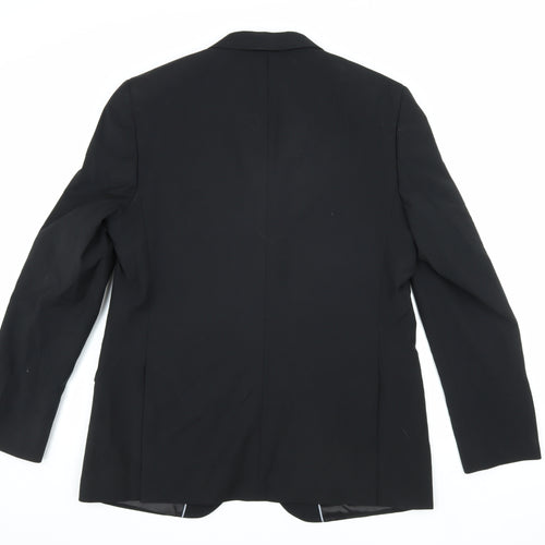 Marks & Spencer Men's Black Wool Jacket 42 Long
