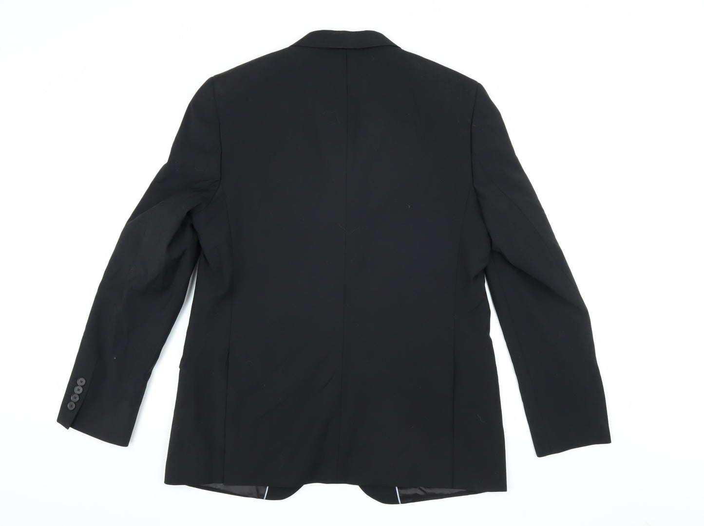 Marks & Spencer Men's Black Wool Jacket 42 Long