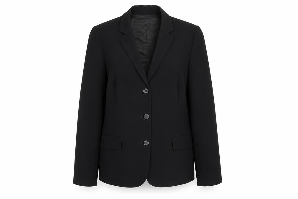 Front view of French Connection Women's Black Blazer, size 16