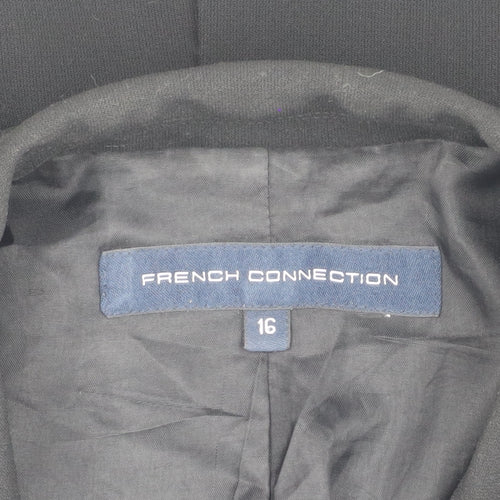 French Connection Women's Black Blazer Size 16