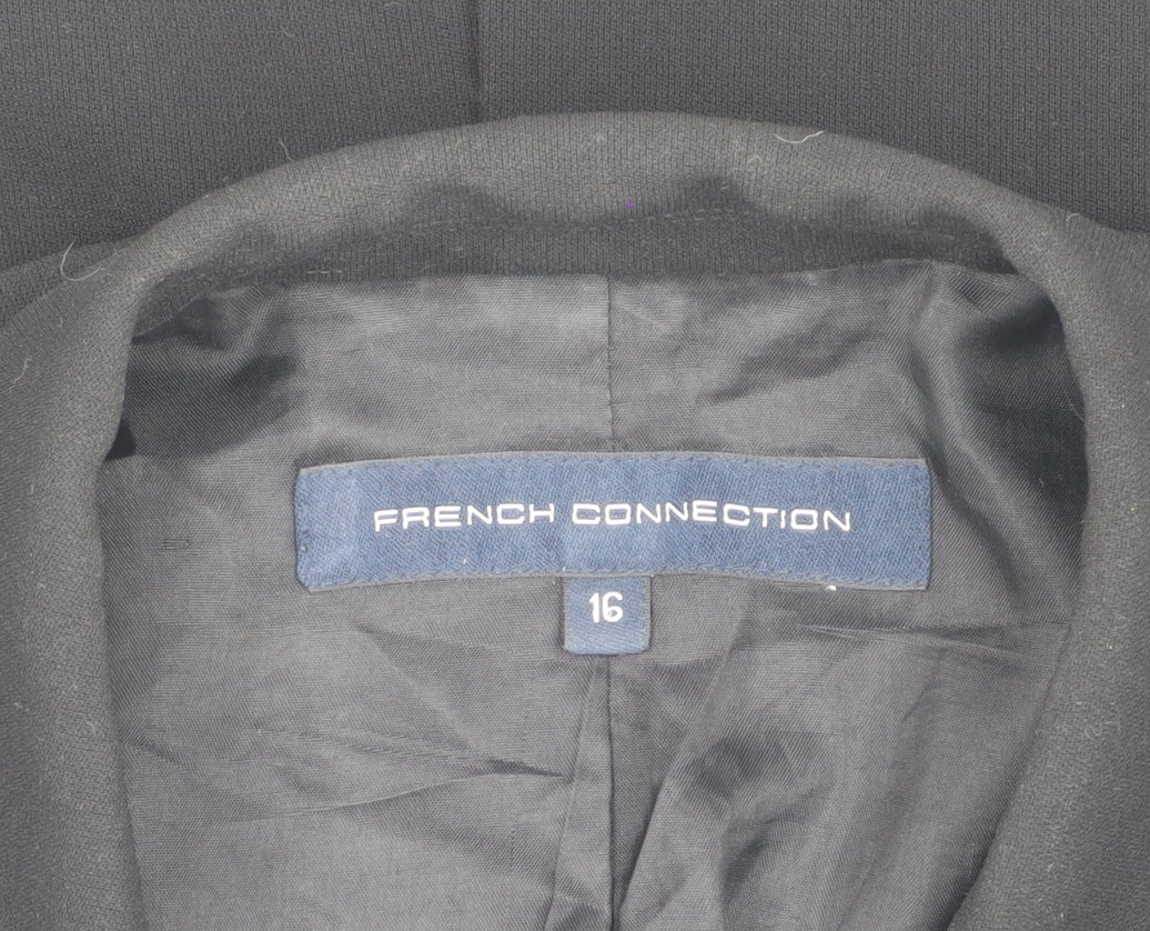 French Connection Women's Black Blazer Size 16
