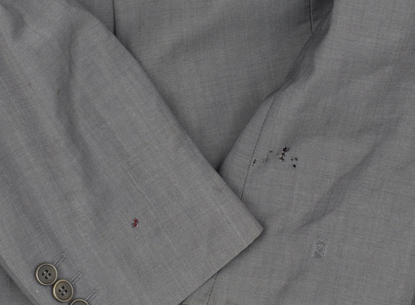 Ted Baker Men's Grey Wool Blazer 40R Business Formal