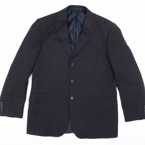 Marks and Spencer Men's Navy Blazer, Size 42R, Wool Blend