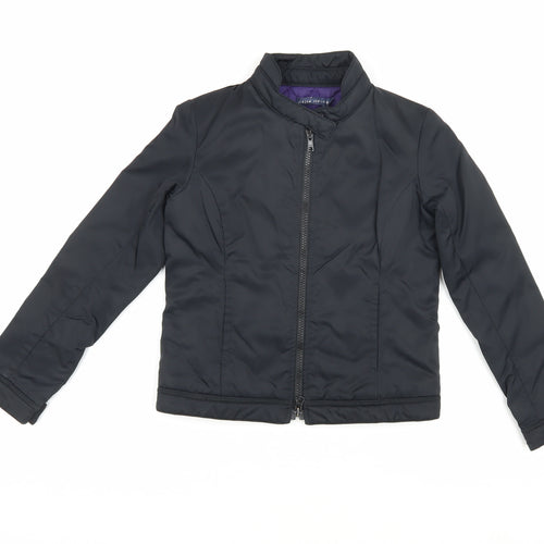 Jigsaw Junior Boys' Black Jacket 8-9Y Polyester Lined