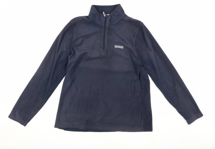 Regatta Unisex Blue Pullover Sweatshirt Size 16 with Zip