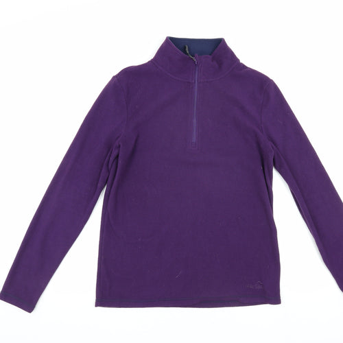 Peter Storm Women's Purple Fleece Sweatshirt Size 12