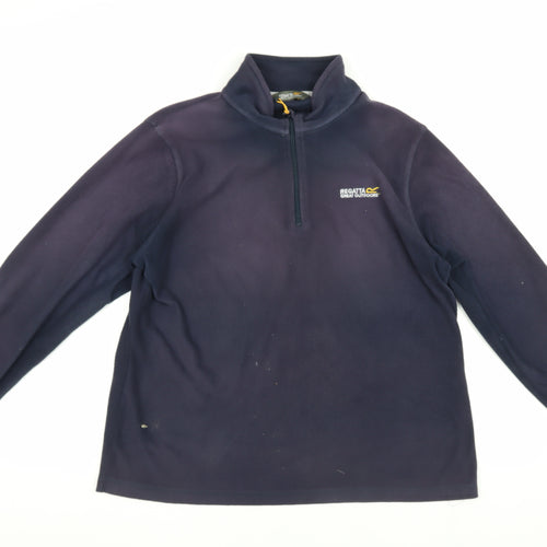 Regatta Women's Blue Fleece Sweatshirt Size 16