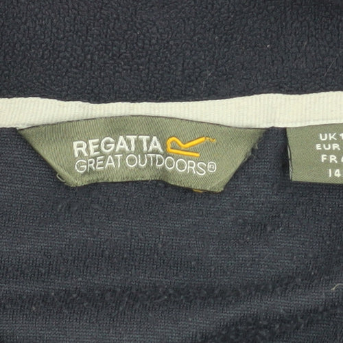 Regatta Women's Blue Fleece Sweatshirt Size 16