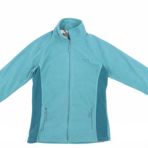 Regatta Women's Blue Fleece Full Zip Sweatshirt Size 10