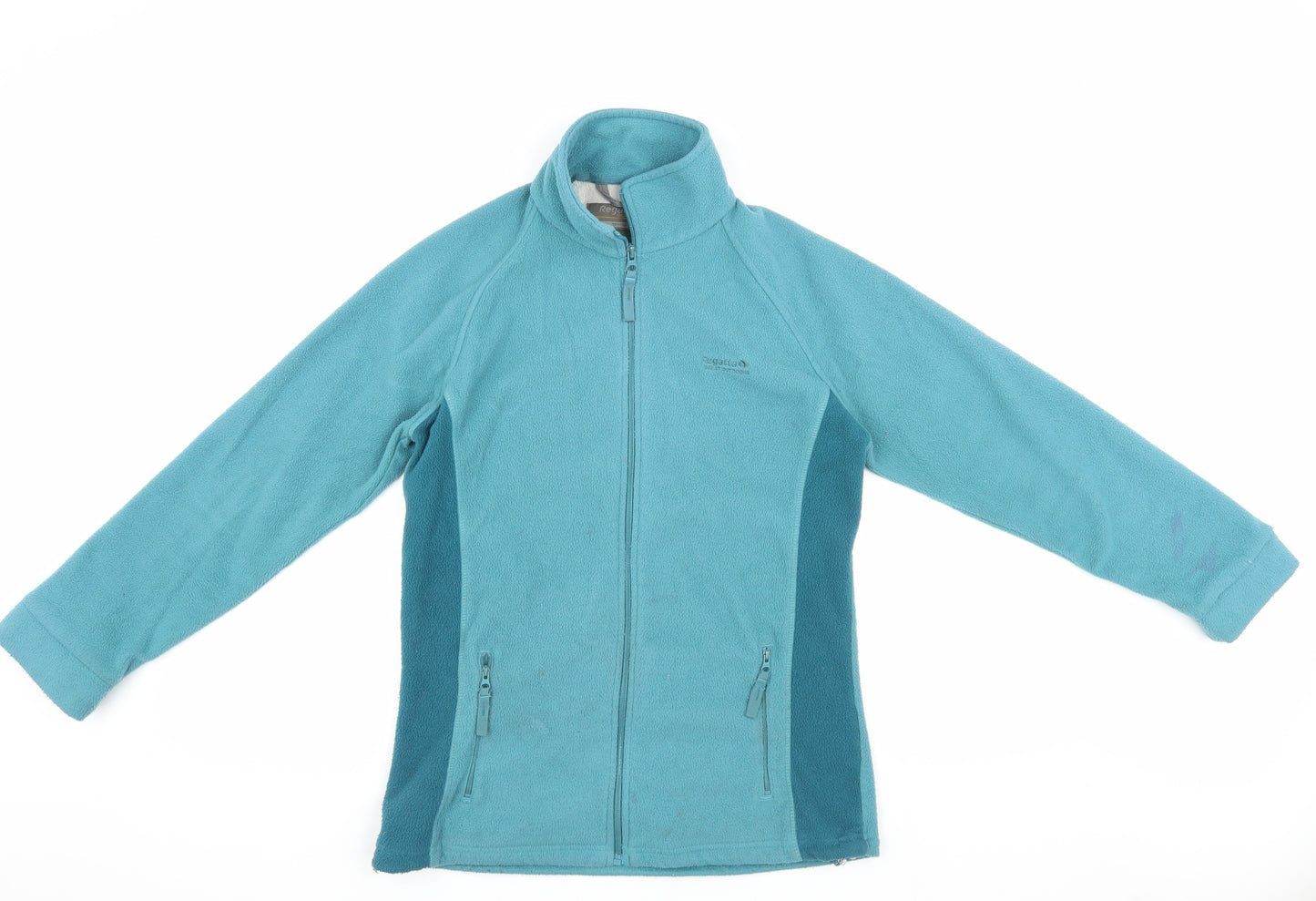 Regatta Women's Blue Fleece Full Zip Sweatshirt Size 10
