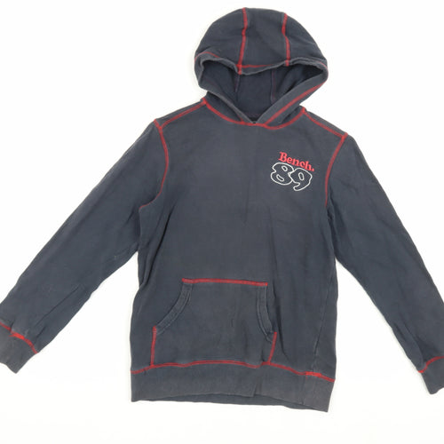 Bench Boys Blue Pullover Hoodie 11-12 Years with Hood