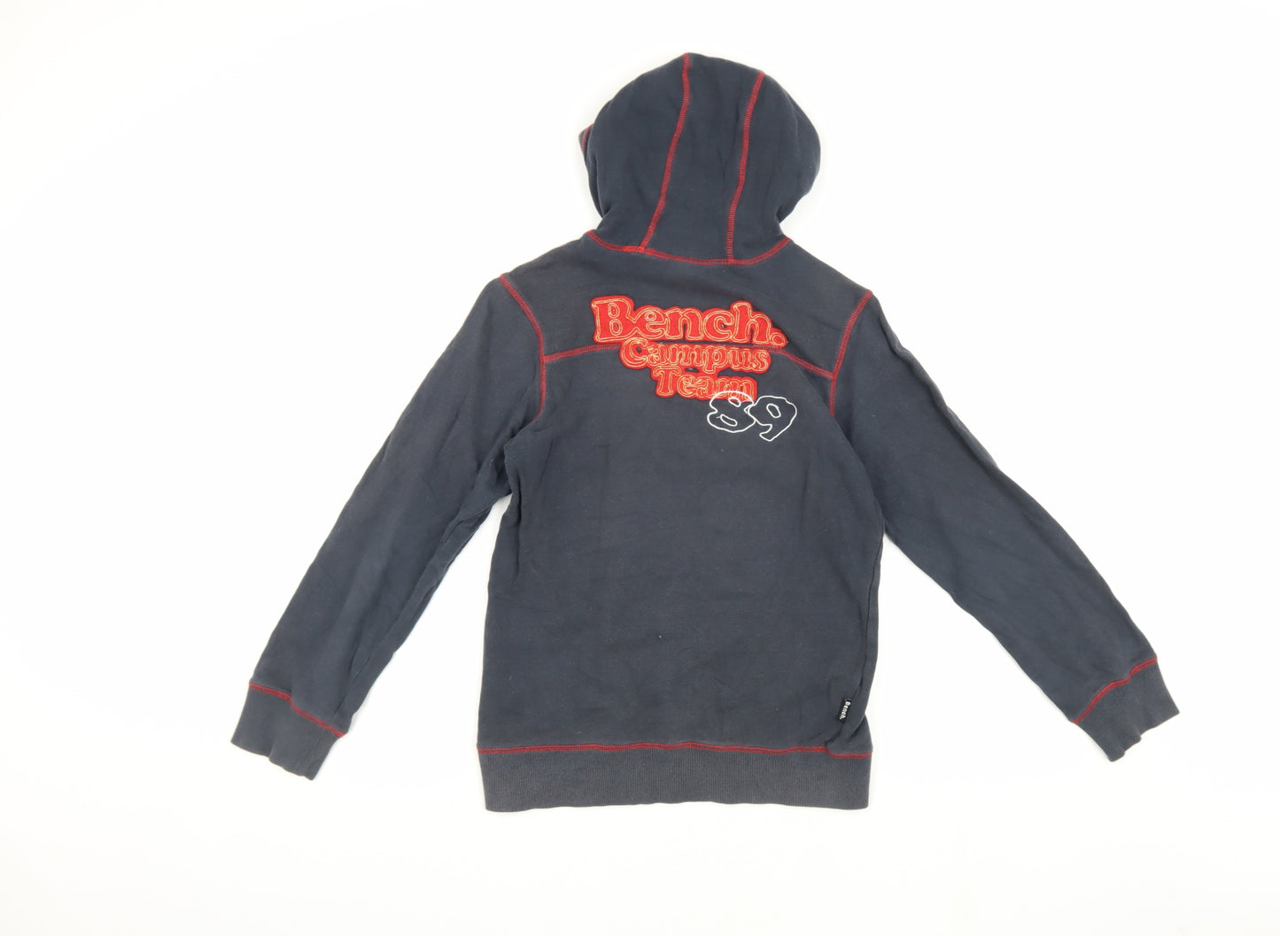 Bench Boys Blue Pullover Hoodie 11-12 Years with Hood