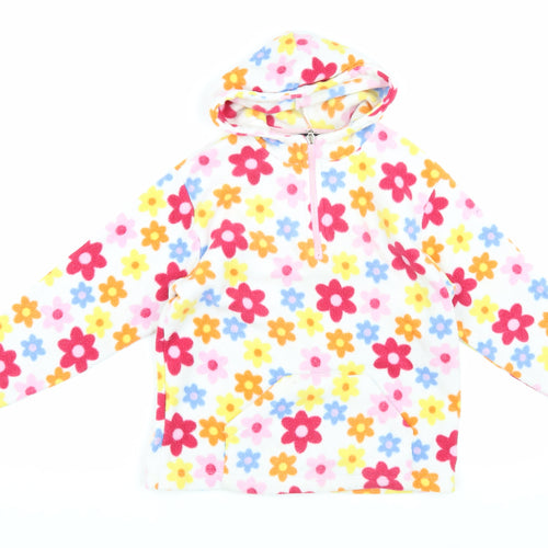 Peter Storm Girls Multicoloured Floral Hoodie 9-10 Years