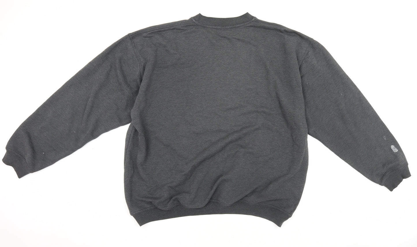 Adidas Men's Grey Pullover Sweatshirt - Size L