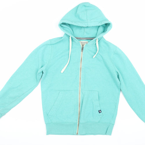 Jack & Jones Men's Green Hooded Jacket Size M Casual