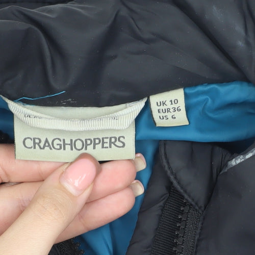Craghoppers Women's Black Puffer Jacket Size 10