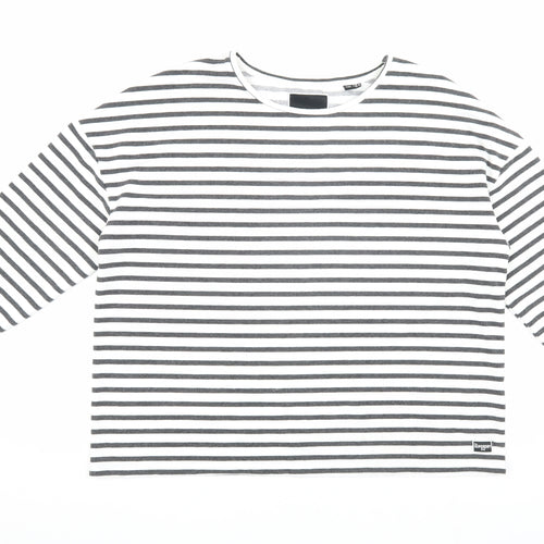 Superdry Women's Striped Long Sleeve T-Shirt, Size 16, Cotton