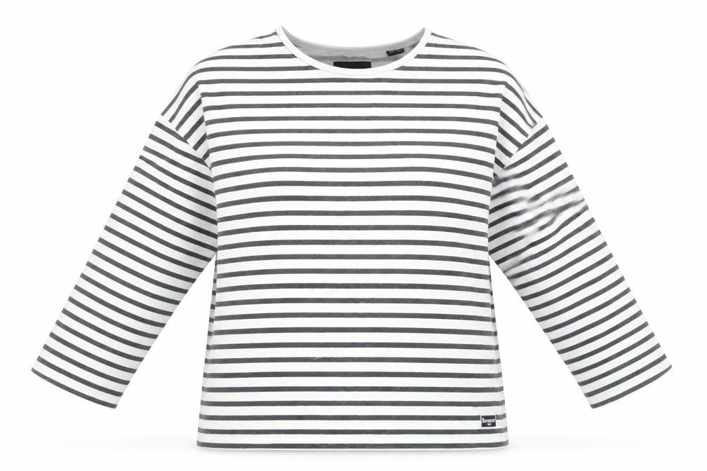 Superdry Women's Striped Long Sleeve T-Shirt, Size 16, Cotton