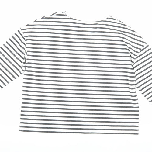 Superdry Women's Striped Long Sleeve T-Shirt, Size 16, Cotton