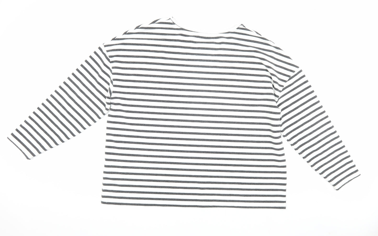 Superdry Women's Striped Long Sleeve T-Shirt, Size 16, Cotton