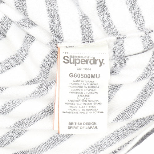 Superdry Women's Striped Long Sleeve T-Shirt, Size 16, Cotton
