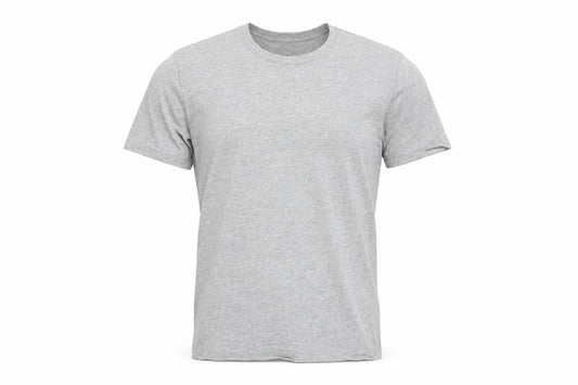 Front view of Hugo Boss Grey Men's S Crew Neck T-Shirt