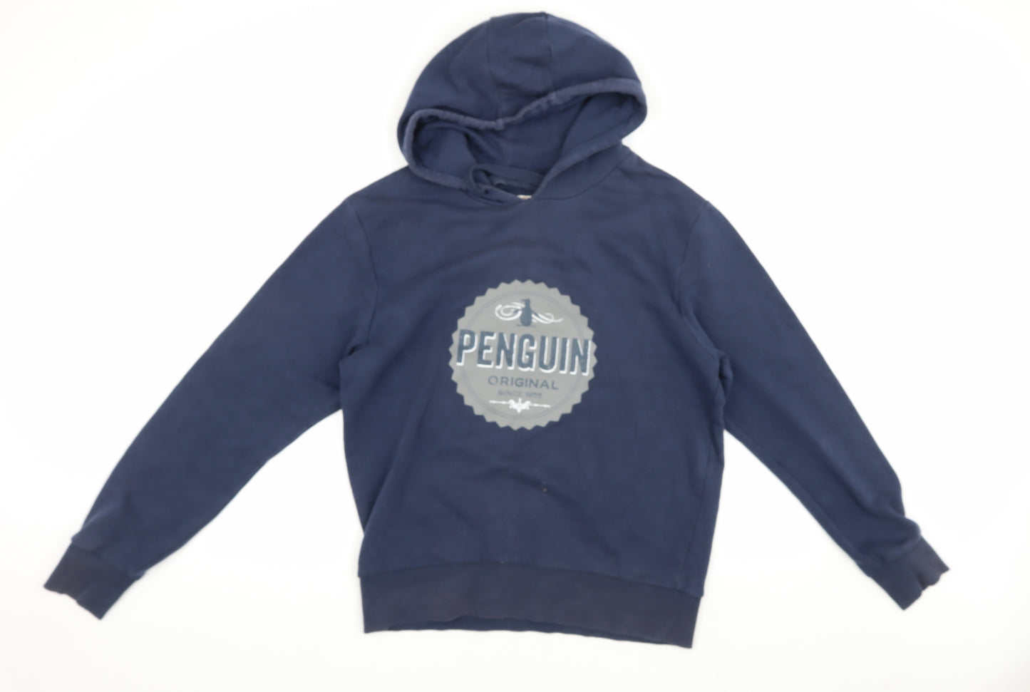 Penguin Men's Blue Pullover Hoodie M