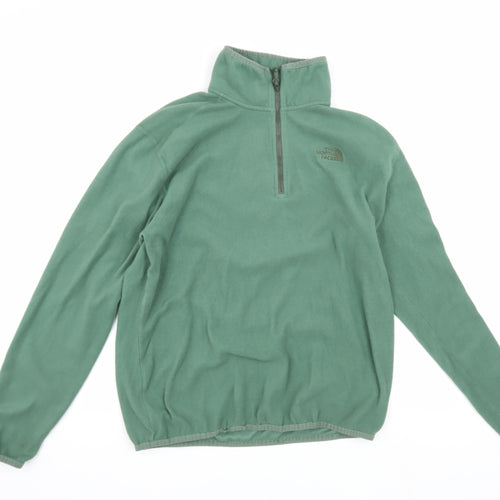The North Face Men's Green Pullover Sweatshirt M