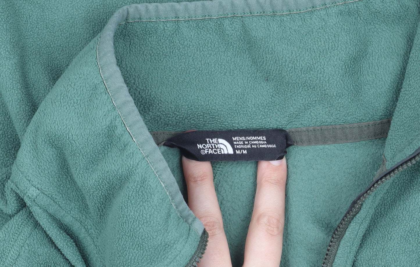 The North Face Men's Green Pullover Sweatshirt M