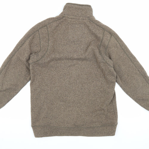 Mantaray Men's Brown Henley Sweatshirt M