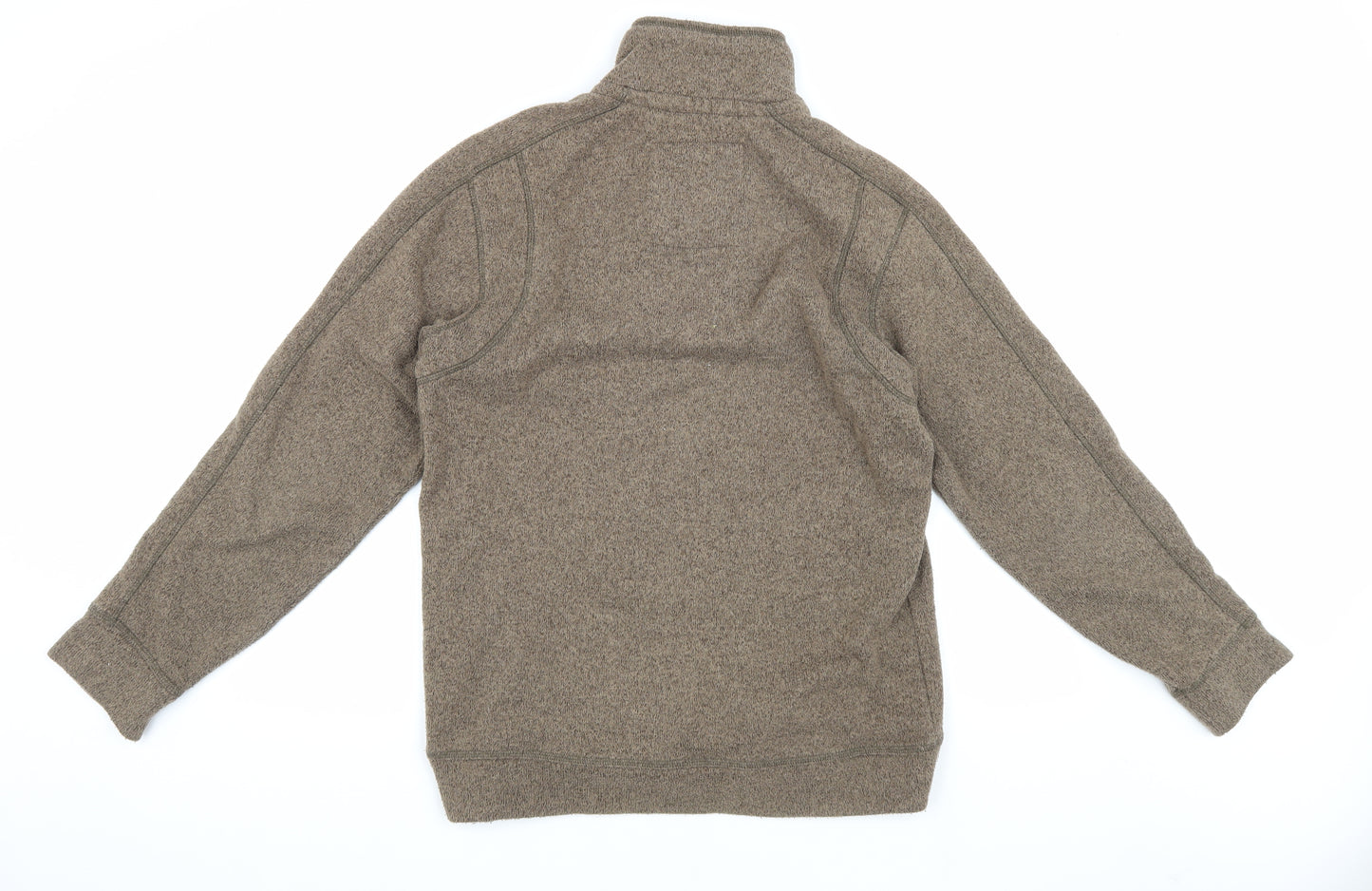 Mantaray Men's Brown Henley Sweatshirt M