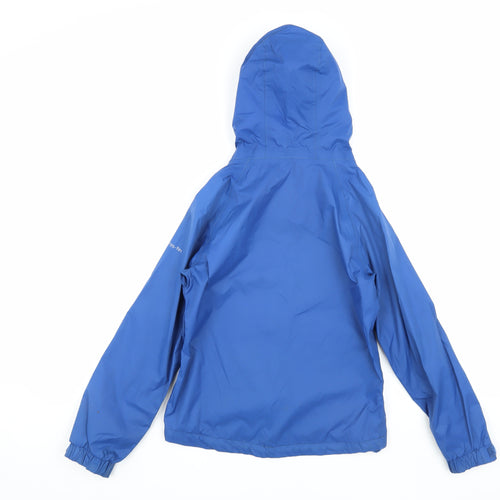 Trespass Girls Blue Waterproof Rain Coat 9 Years