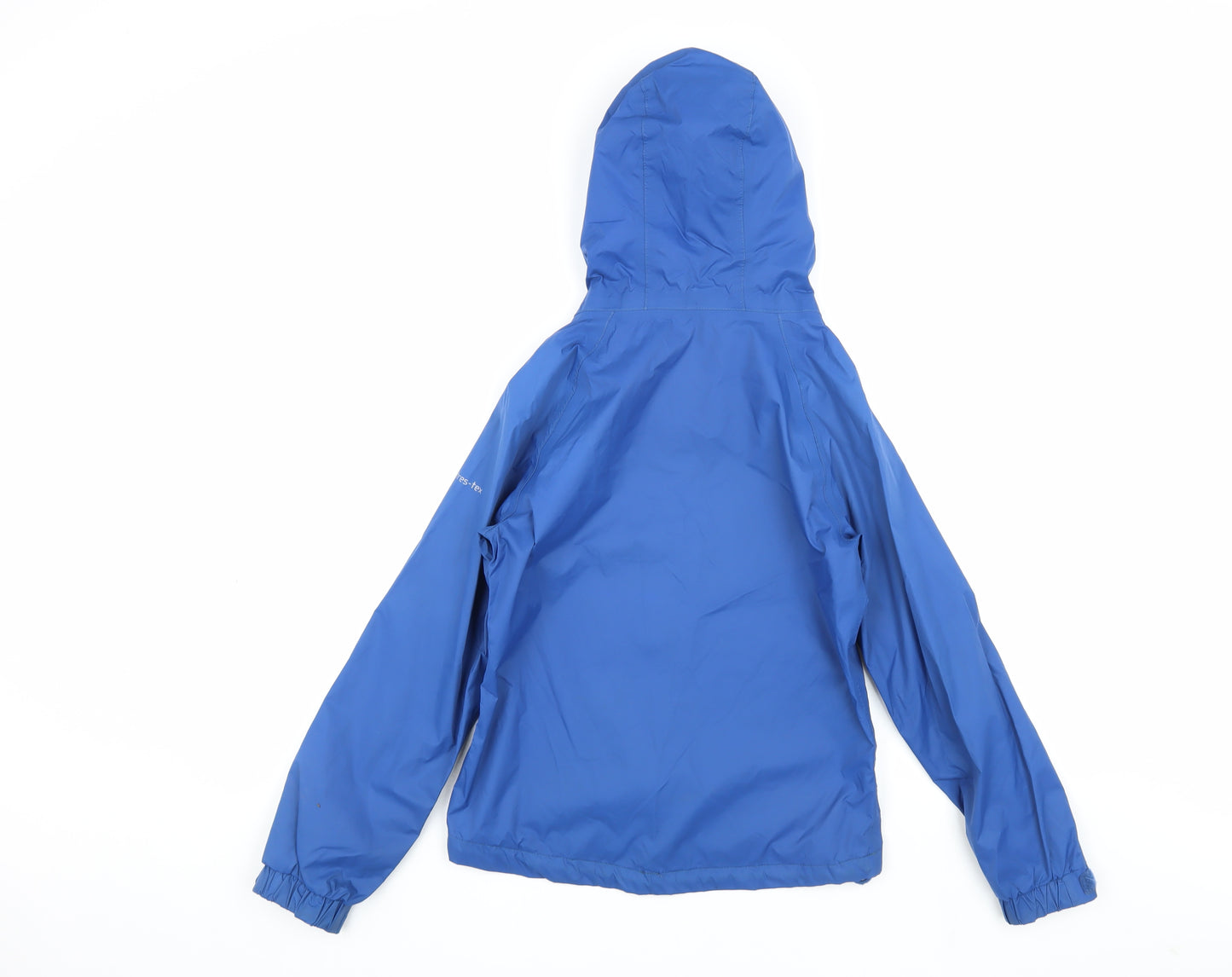Trespass Girls Blue Waterproof Rain Coat 9 Years