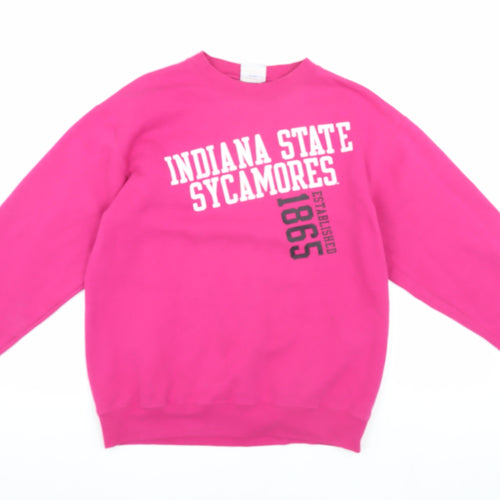 Champion Pink Indiana State Sweatshirt M Unisex Adults