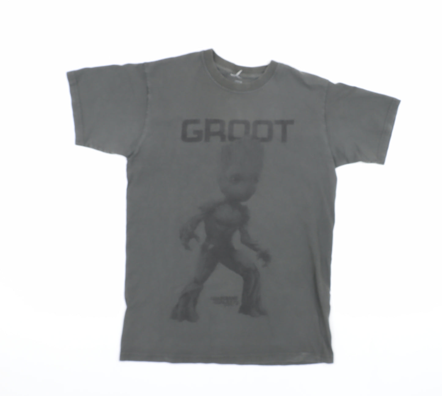 Rock Off Men's Grey Groot T-Shirt, Size S, Movie Theme